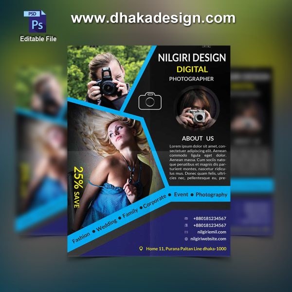Photography Flyer Design Bangladesh