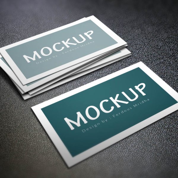 Horizontal Business card Mockup