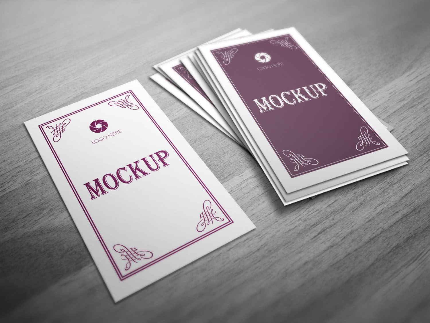 Free Business Card Mockup