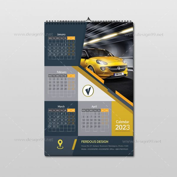 Wall Calendar 2023