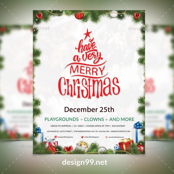 Free Christmas Flyer download, Free christmas flyer, christmas flyer template, christmas flyer design, free, flyer, christmas, christmas flyer eps file, 25 december, santa claus flyer, santa claus design, free santa claus flyer