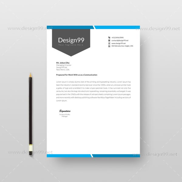 letterhead pad design, free letterhead pad, letterhead pad