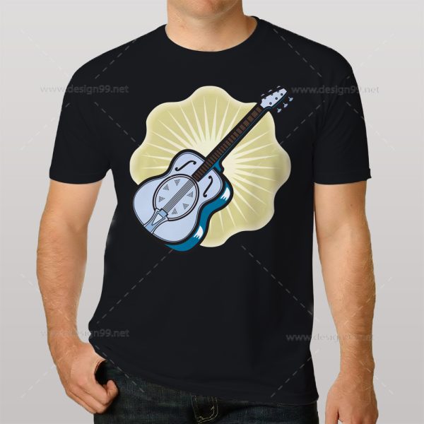 t-shirt Design, Free t-shirt Design, t-shirt design template, t-shirt, white t shirt design, vintage t-shirt design, guitar t-shirt, guitar t-shirt design