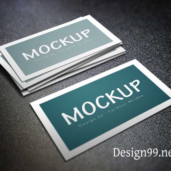 Horizontal Business card Mockup